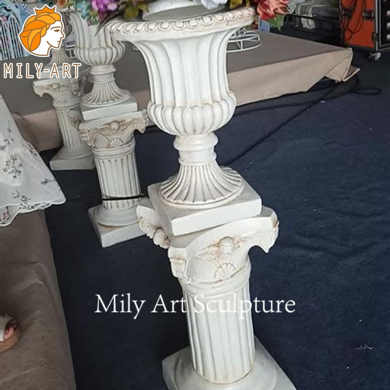 Indoor Home Decoration Natural Marble Pillars