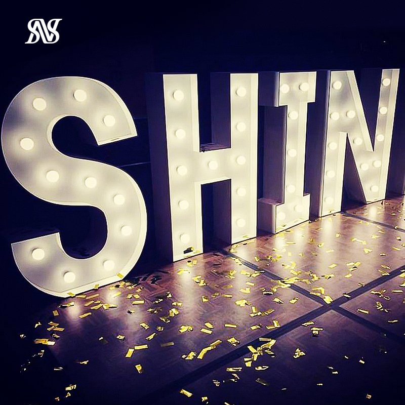 Customizable 3D LED Marquee Light Alphabet Letters Wall Decor