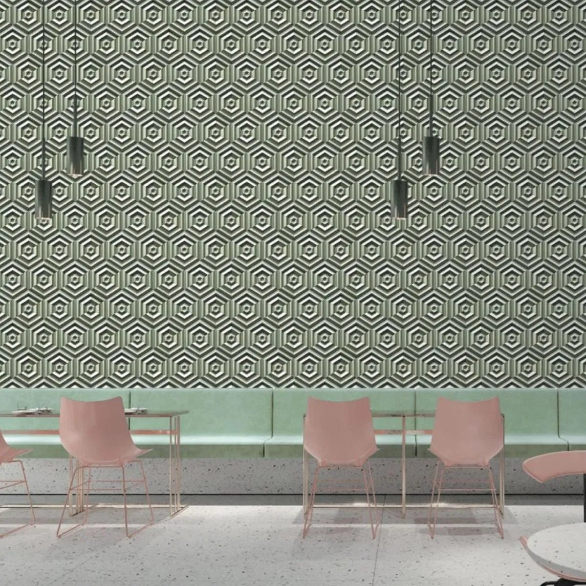 3D Concrete Brick Tiles Uhpc Different Designs for Indoor Wall Decor Tortuga 170*195mm