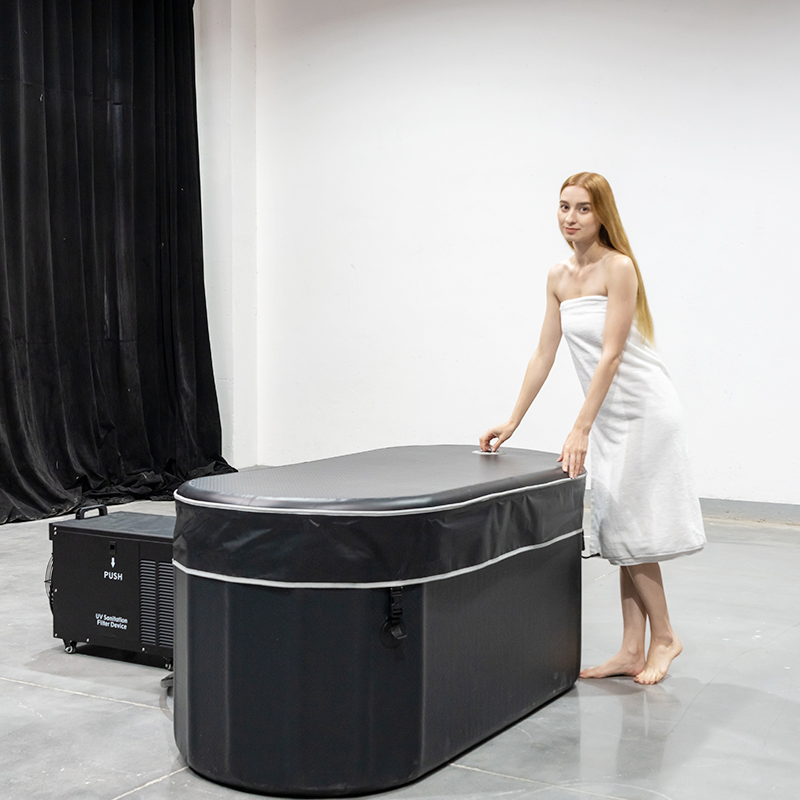 Портативная ванна для ледяных ванн Smartmak с крышкой