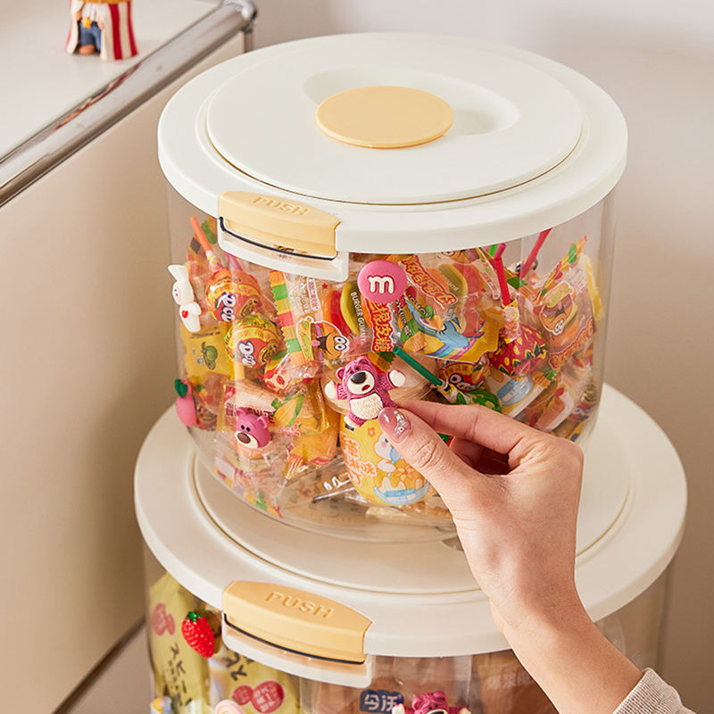 Versatile Rice Storage Bucket: Airtight Dustproof Home Organizer