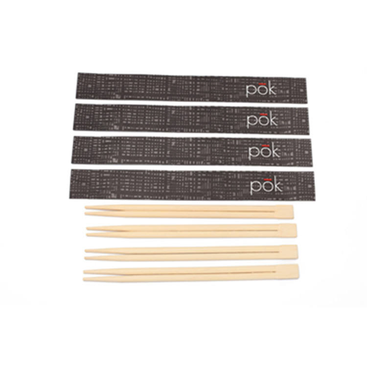 Custom Chopsticks Print Logo Disposable Bamboo Sushi Chopsticks