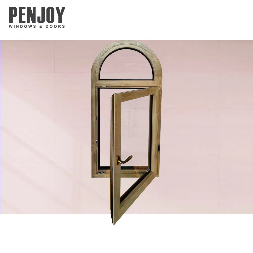 Penjoy North American Retro Style Flexible Designed Luxury Copper Clad Wood Tilt and Turn Window