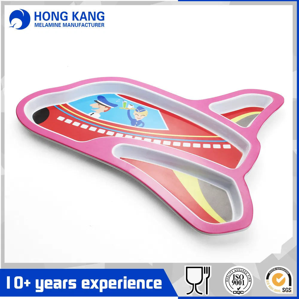 9inch Melamine Divided Plate with Logo