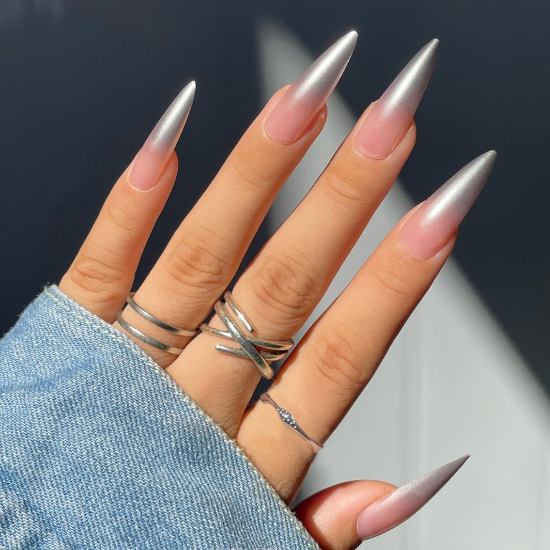 24 Colors Fake Nails Trendy Press on Nails Private Label Fake Nail