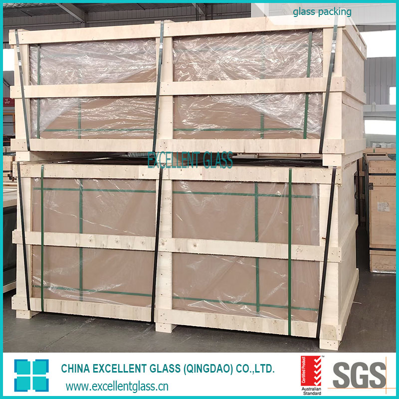 Certificated Approved10mm 12mm Thickness Tempered Glass / Toughened Glass / Building Glass (Laminated Glass / Mirror / Painted Glass / Acid etched Glass)