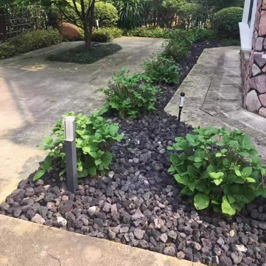 Black Volcanic Lava Rocks for Plants & Landscaping Decoration Volcanic Stones