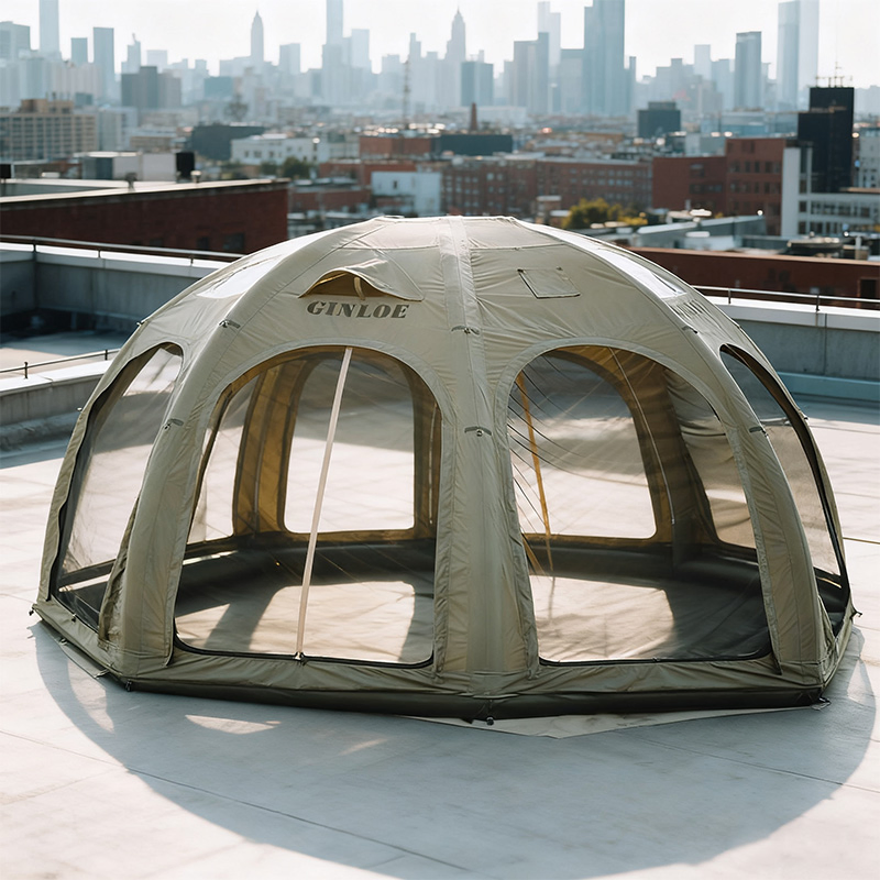 Factory Customized Dome Shape Air Column Tent for Outdoor Camping