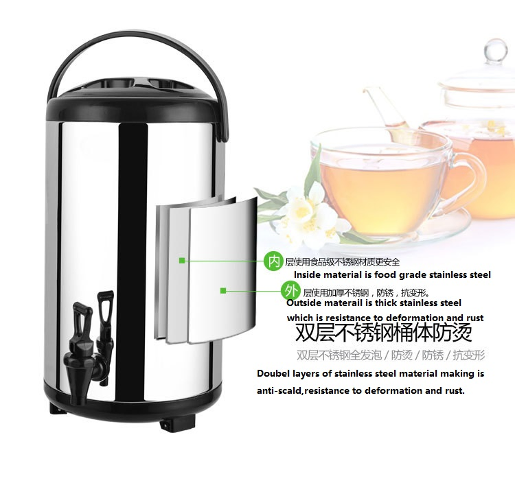 Stainless Steel Buffet Drink Dispenser Restaurant Wedding Supplies