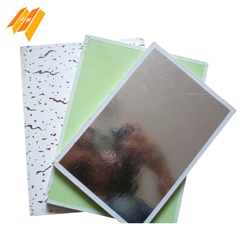 Alunimum Foil Backside PVC Gypsum Ceiling Tile