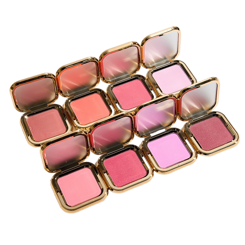 No Logo Cosmetics Blush Powder Natural Nude Makeup Matte Pink Powder Blush Palette