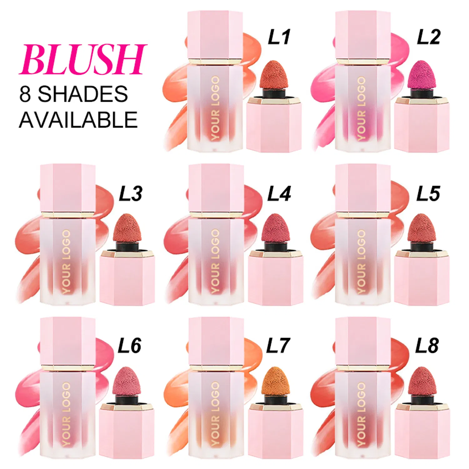 OEM Moisturizing Liquid Blush for Daily Makeup
