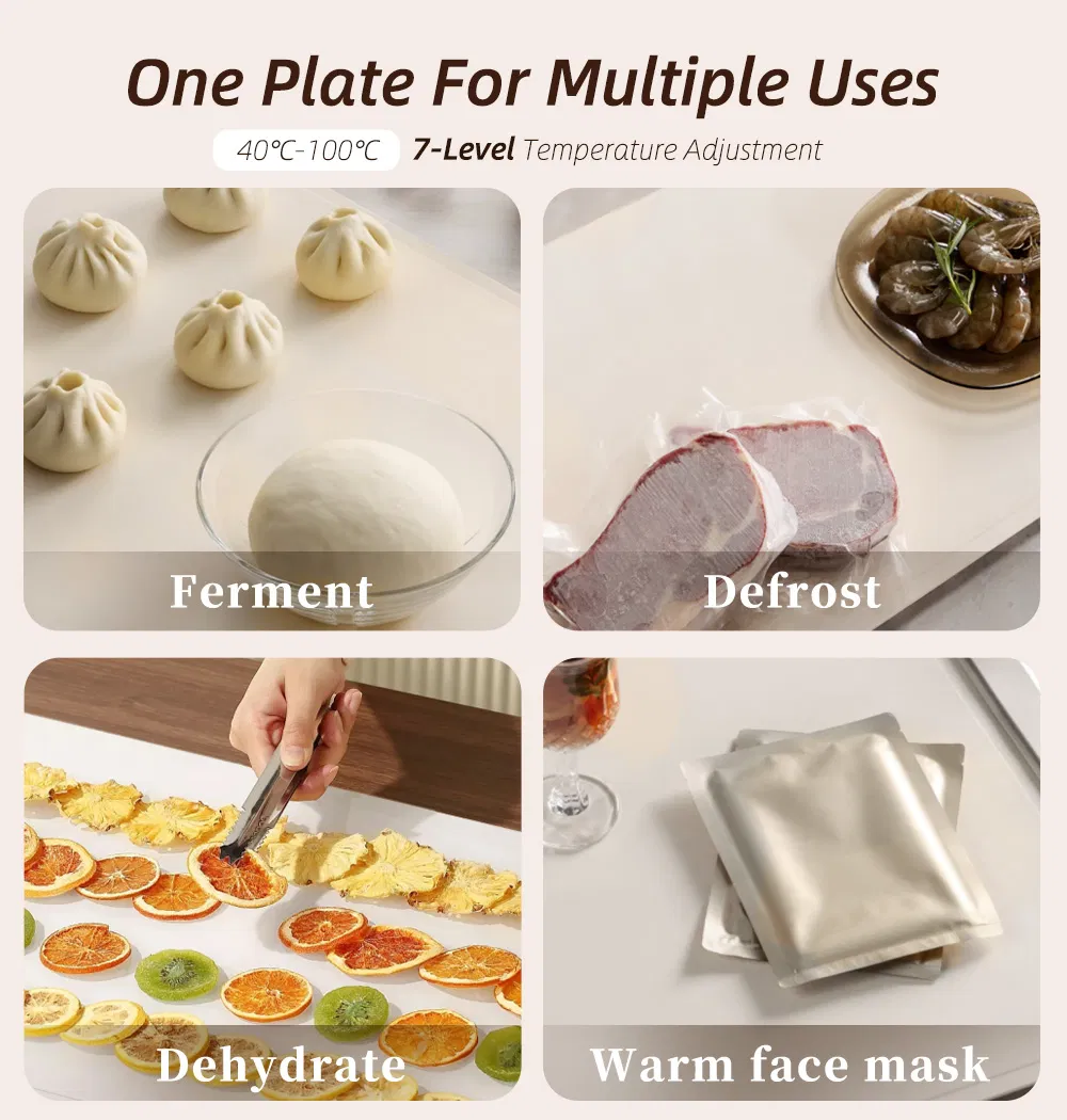 Customizable Silicone Electric Food Warming Mat for Parties