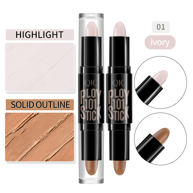 Wholesale Professional OEM Makeup Wonder Stick Dual Highlighter Pen Stick Bronzer Concealer Contour Stick