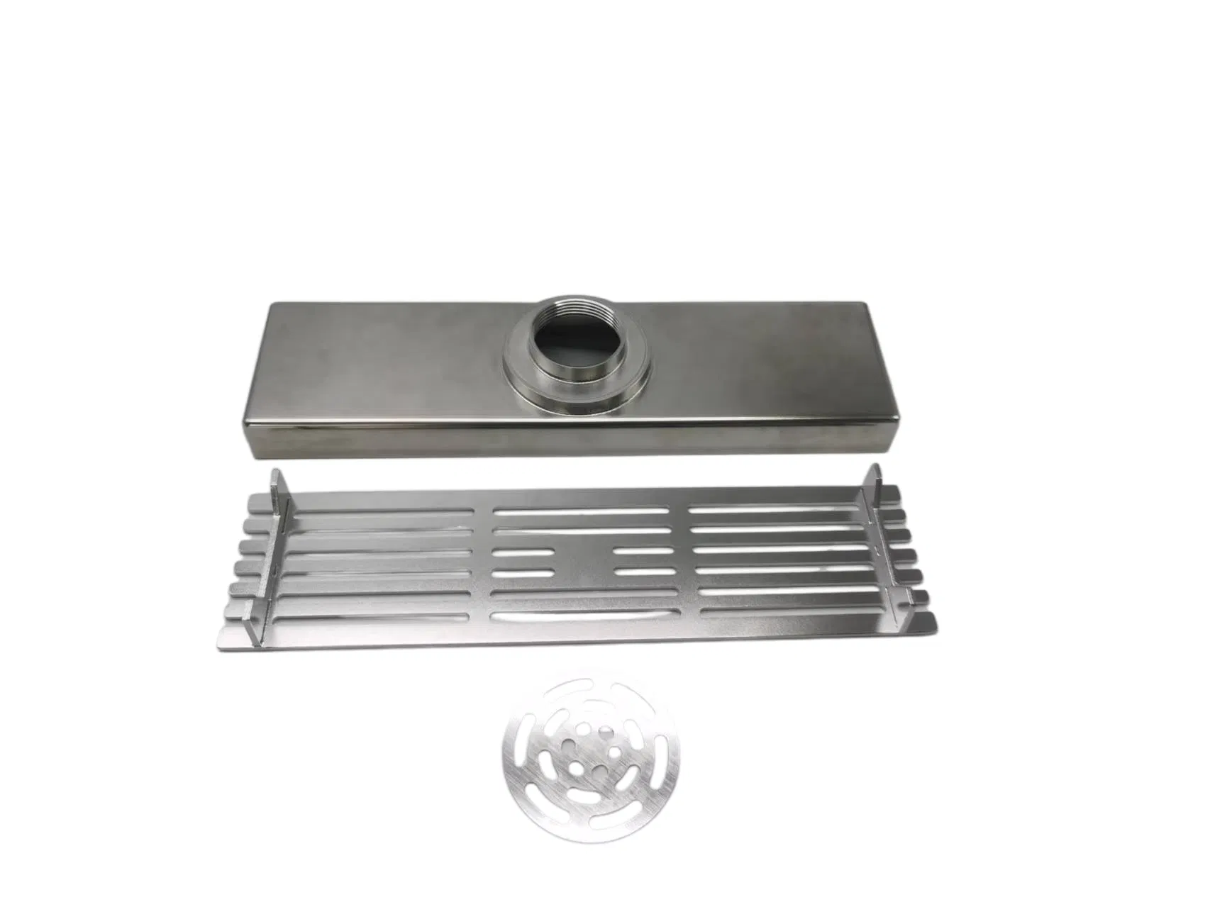 Premium Kitchen Sink with Customizable Odor-Proof Drain in Brushed Silver
