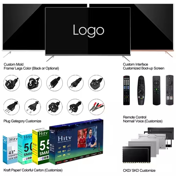 43-дюймовый безрамочный смарт-телевизор Android 14