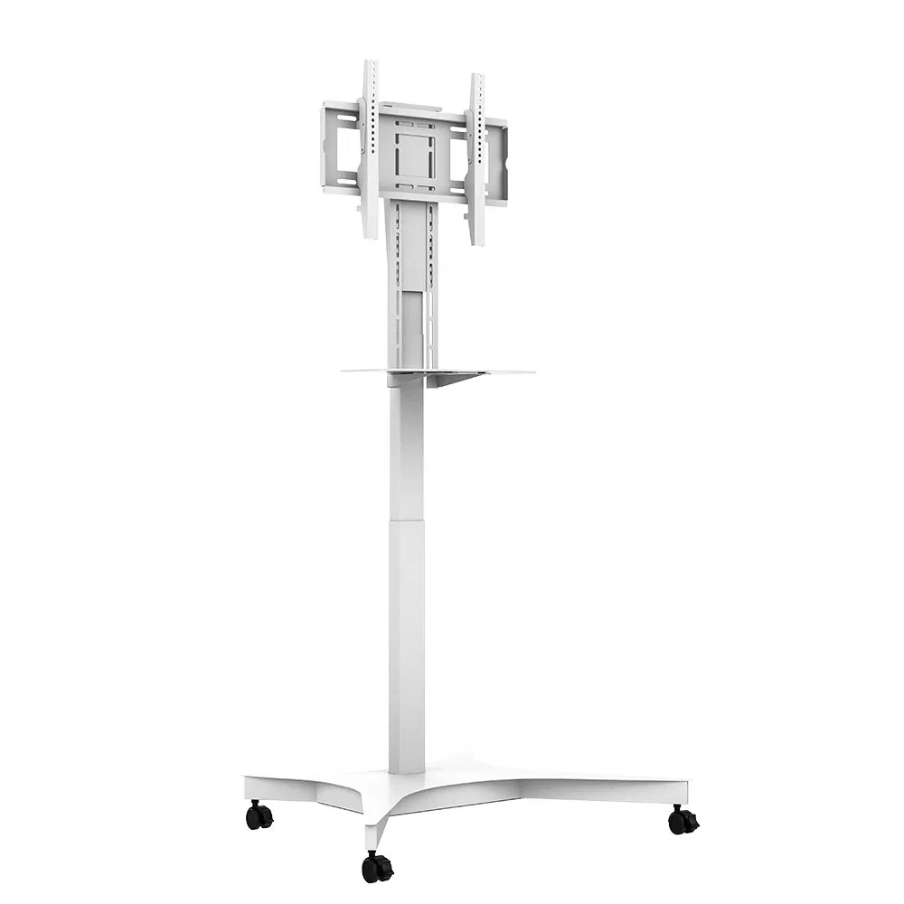Electric TV Stand with Mobile Cart and Bracket for 32-70 Inch Displays