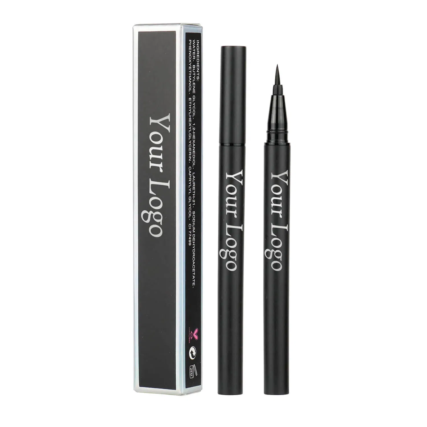 Cross-Border Sales Customized Logo Waterproof Liquid Eyeliner