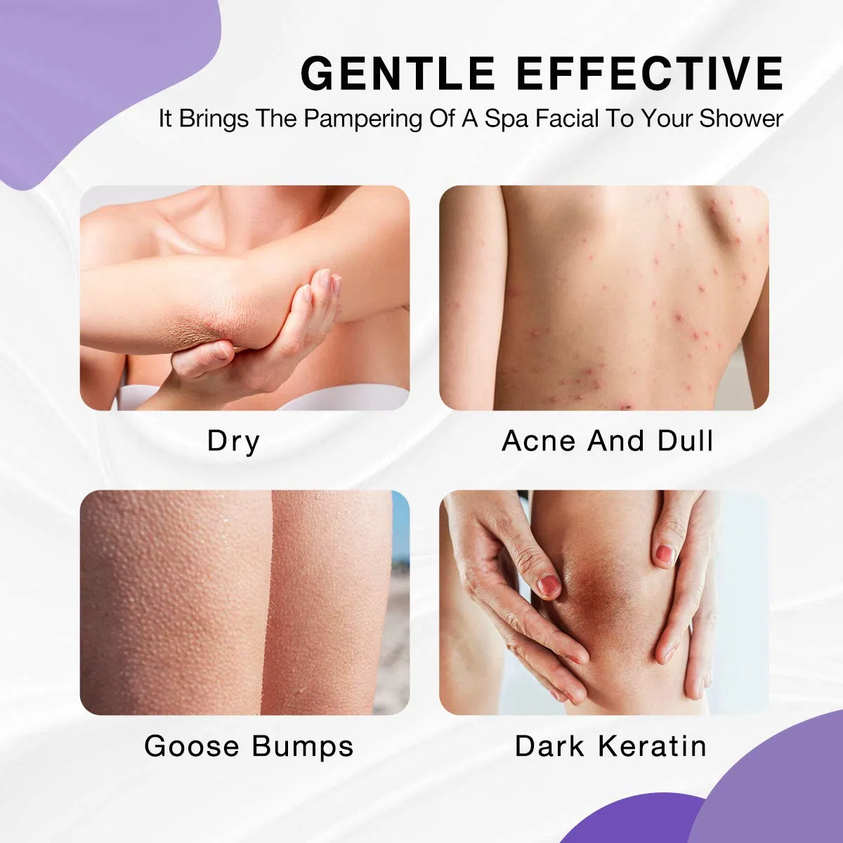 Private Label Lavender Body Scrub Moisturizes and Nourishes Hand Feet & Skin Body Scrub Polish