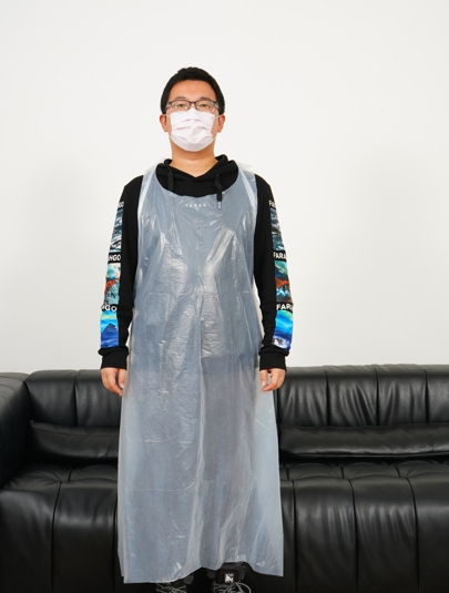 Slaughter House PE Apron Disposable Waterproof LDPE HDPE Polyethylene Farm Single Use Apron
