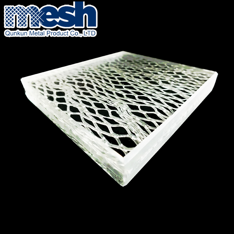Bronze Mesh for Glass Laminated, Arcitectural Metal Mesh, Glass Laminated Metal Mesh