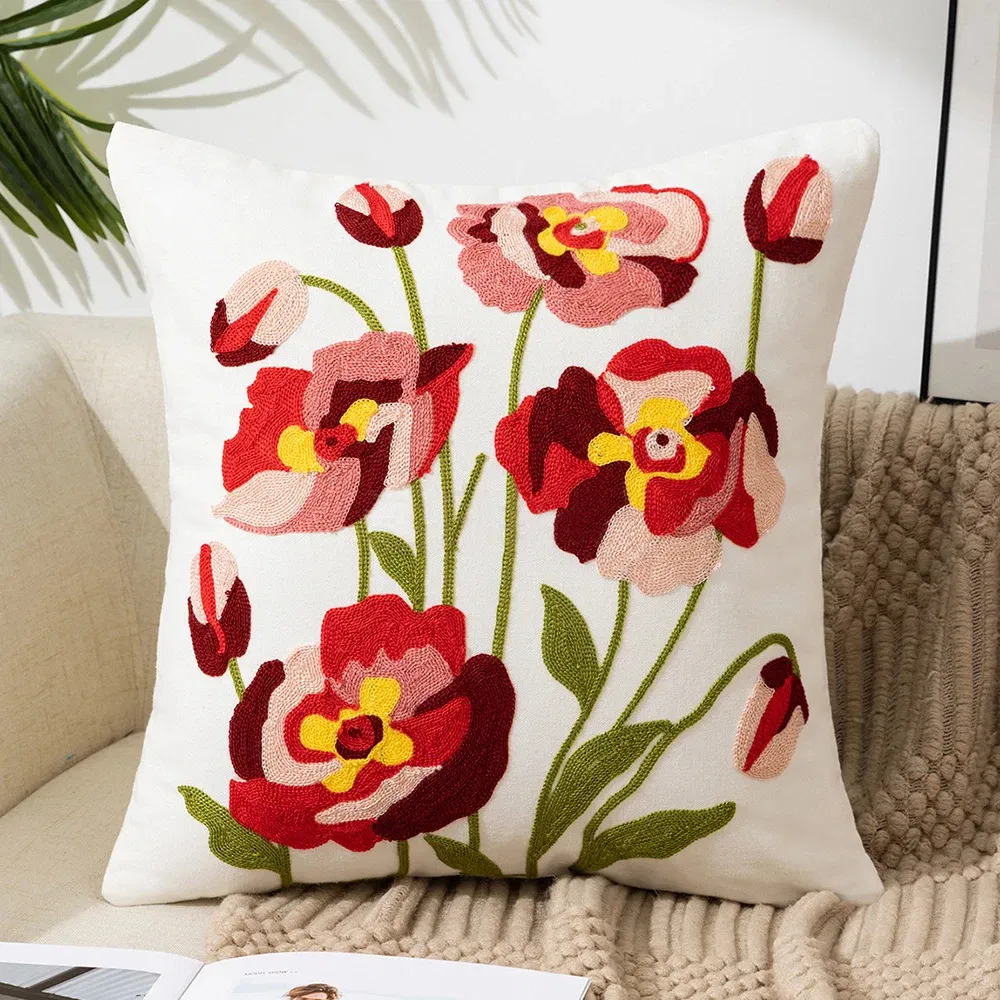 Personalized Sofa Cushion with Unique Handmade Tufted Cushion Design