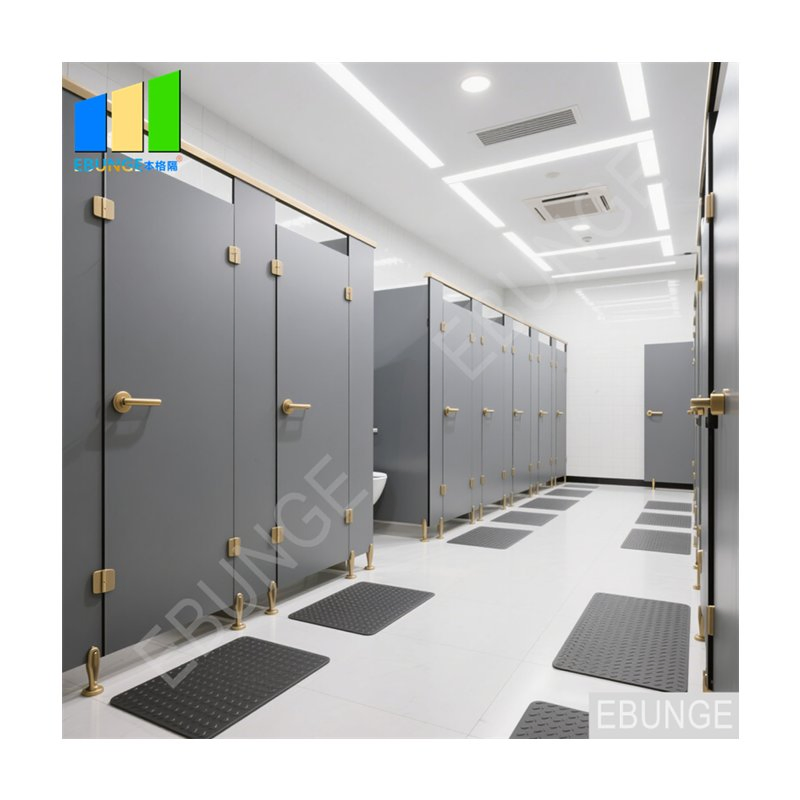 Waterproof Compact Laminated HPL Toilet Partition Cubicles for Gym