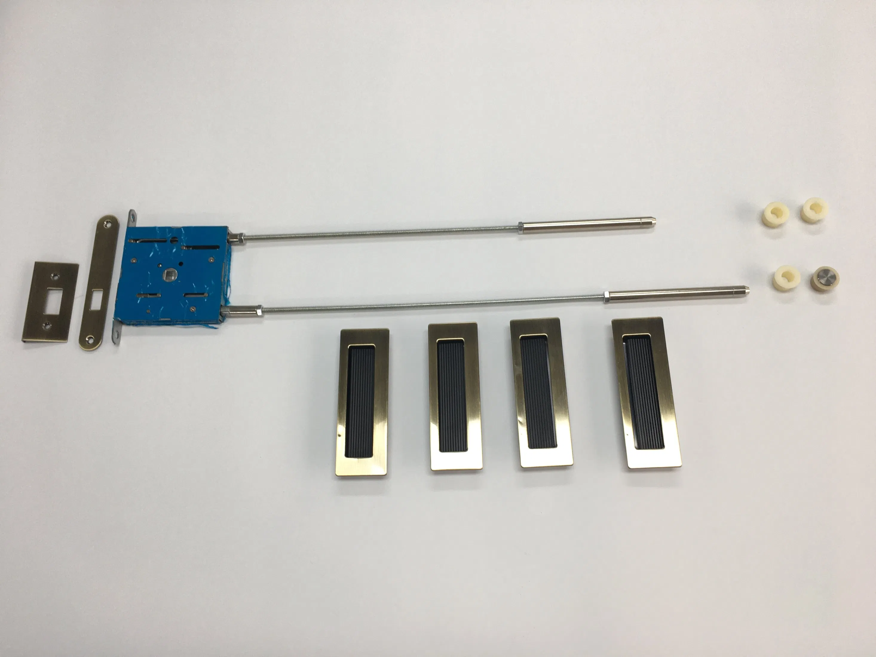 Stainless Steel Aluminum Alloy Folding Door Lock Accessories for Room Door and Windows