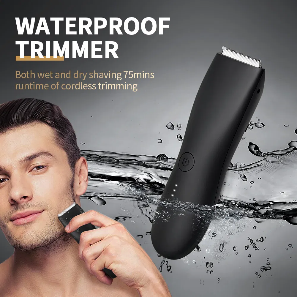 Electric Razor for Women Waterproof Bikini Trimmer, Rechargeable Electric Shaver for Lady, Pubic Hair Trimmer Women, Personal Trimmer Groomer for Body Hair