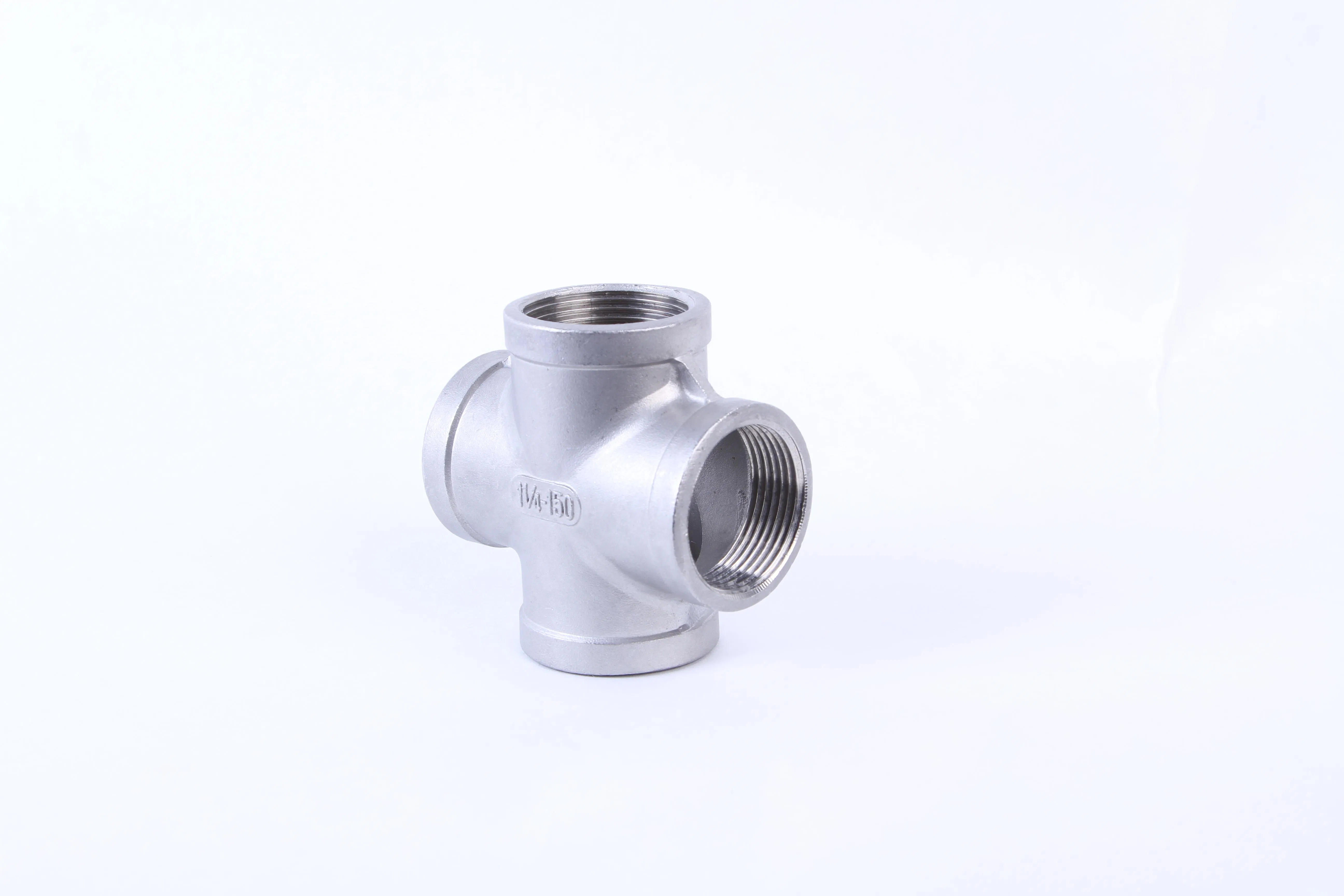 150lb Stainless Steel Fittings Cross 3/8" in Type of En10241