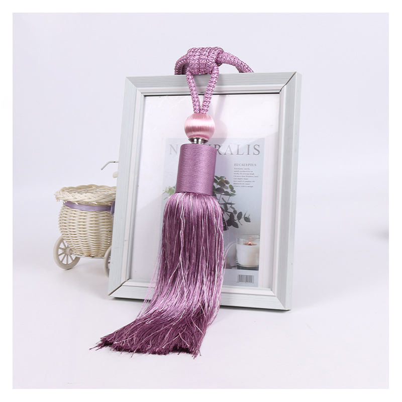 Wholesale Curtain Accessory Multicolor Curtain Tassel Tieback Rope Cord Tieback