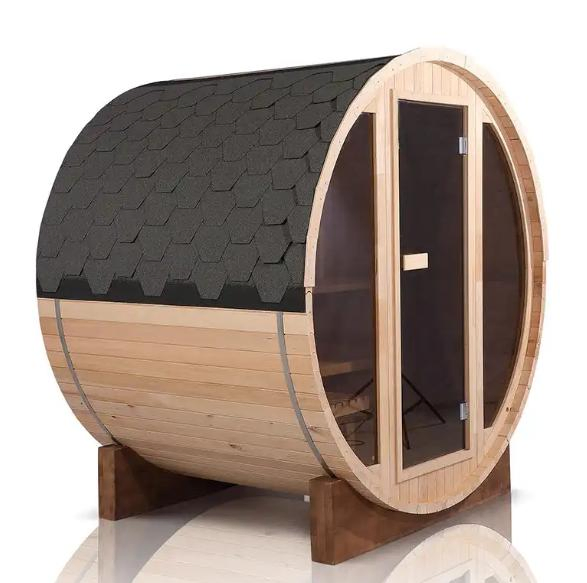 New Style Outdoor Sauna Wooden Hemlock 4 Person Home Sauna