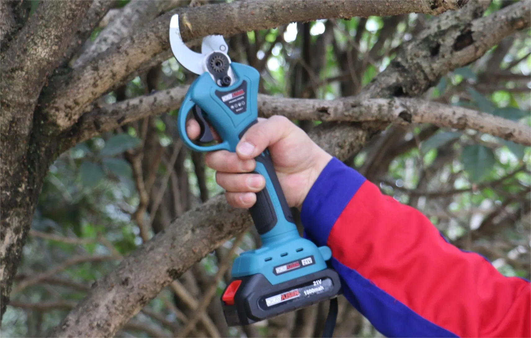 2025 Jusen 21V Lithium Pruning Shears, Small Machine Big Power and Lightweight Handle
