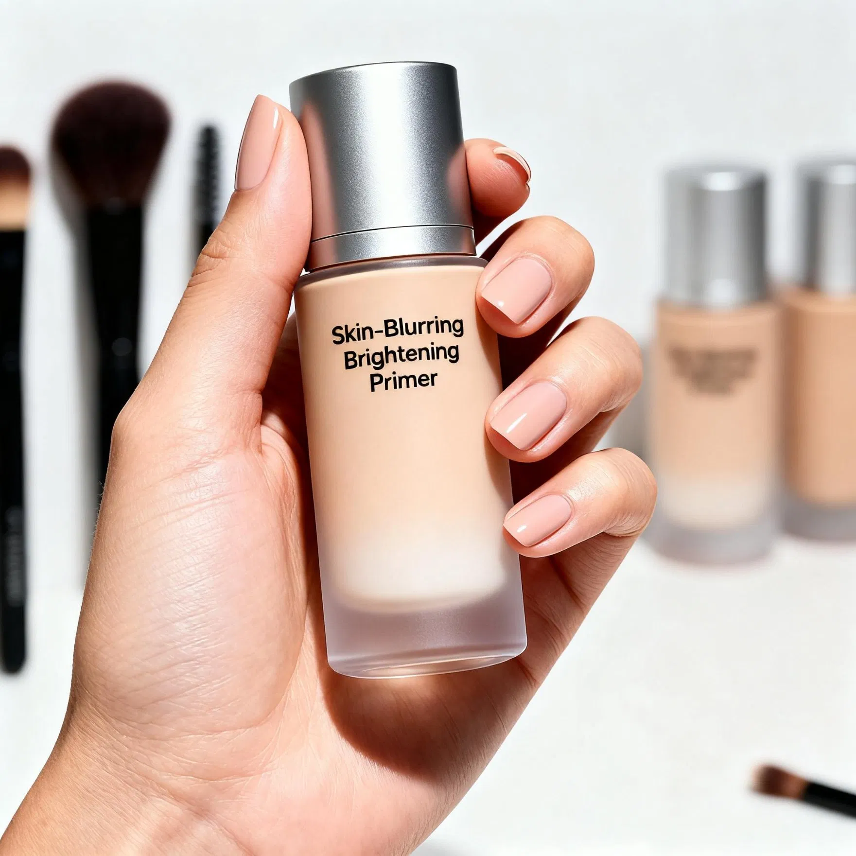 Total Solution Coverage and Physical Sunscreen Makeup with Lotus Water for Sensitive Skin Care