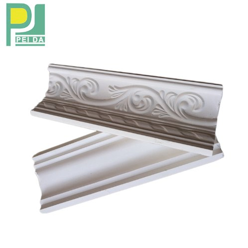 Gypsum Cornice Designs with LED Linear Light for Ceiling Decoration
