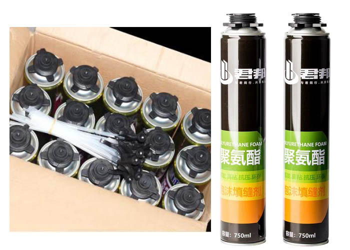High Foaming Volume Eco-Friendly PU Foam for Styrofoam 750ml Polyurethane Foam Sealant