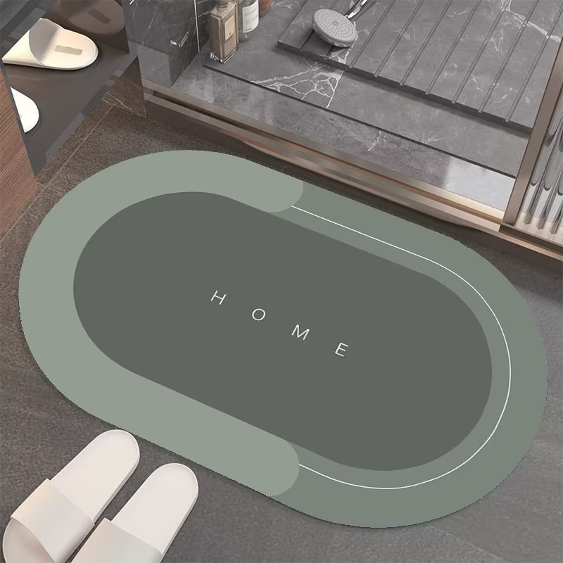 Wholesale Anti Slip Mat Chinese Factory Bathroom Mat Carpet and Rugs Carpet Tile Door Mat Diatom Mud Mat T