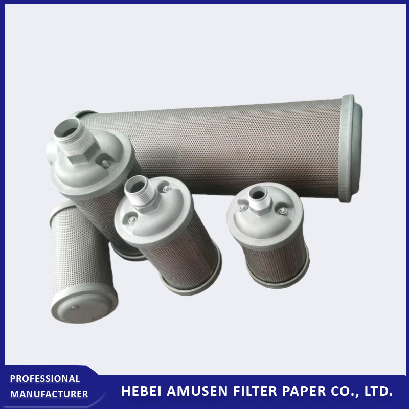 Глушитель шума для выхлопа и вакуумных насосов