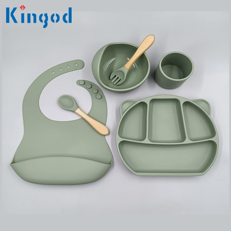 High Quality Customize Food Grade Silicone Baby Bibs Easy Wipe Clean