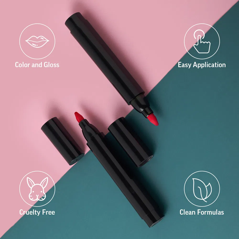 Waterproof Non-Sticky to Cup Matte Water-Based Lip Liner Lip Tint Stain Marker