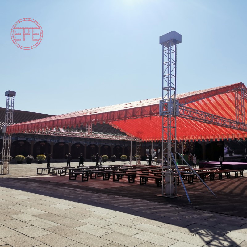 Aluminum Bolt Tomcat Square Box Lighting Wedding LED Display Portable Stage Truss for Ninja Warrior Playground