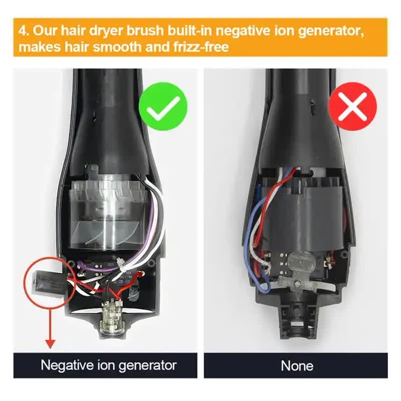 One Step Hot Air & Styler Comb Wall Mounted Professional Hair Dryer