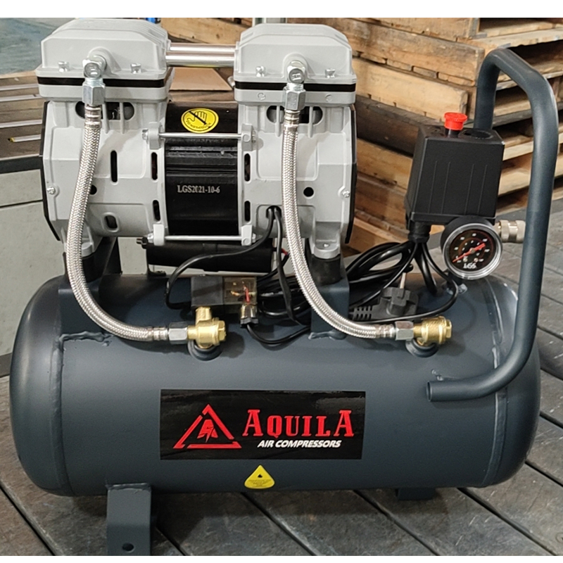 Поршневой воздушный компрессор Luogesen 24л, 1390Вт