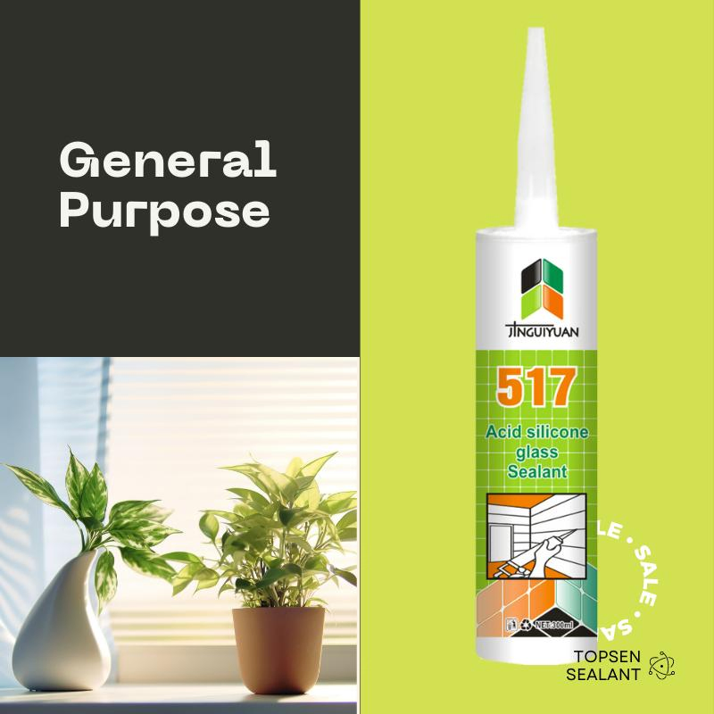 General Purpose Glass Bonding Silicon Sealant for Sealing Construction Material
