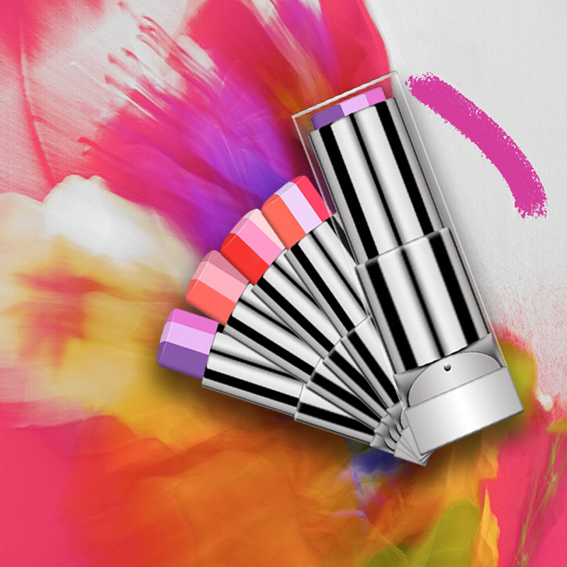 OEM Moisturizer Lipstick Makeup Beauty Gradient Color Korean Style Two Color Tint Lip Stick Lasting Waterproof Lip Balm