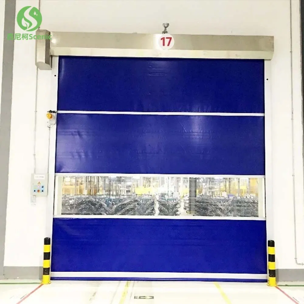 Factory PVC Automatic High Speed Industry Fireproof Roller Door