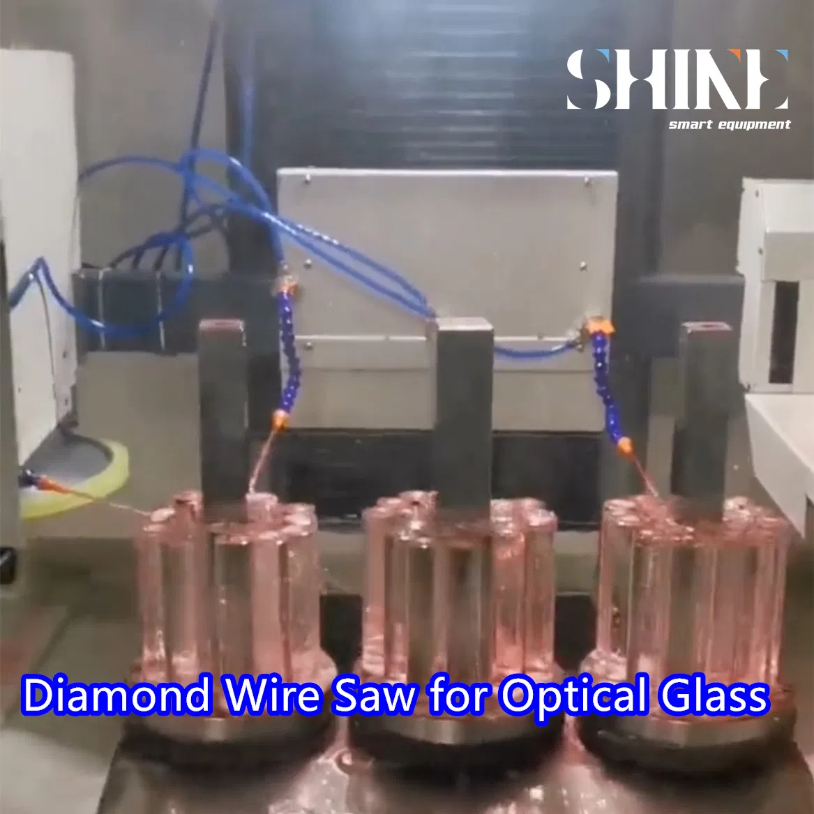 Advanced Diamond Wire Saw Machine for Optical Glass with High Stability
