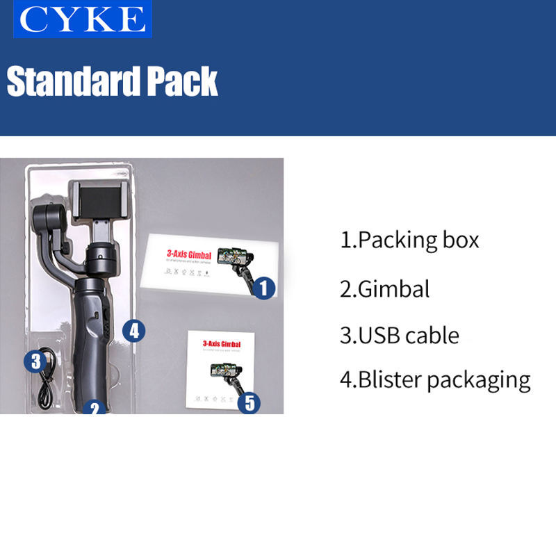 Control The Focal Length Professional Stabilizer Face Tracking Vlog Selfie Stick F6