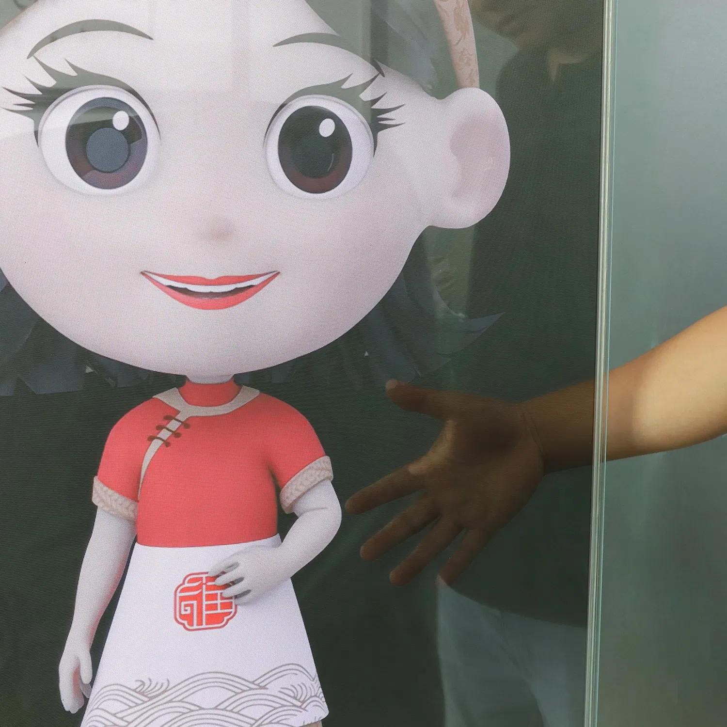 OLED Display Crystalclear Interactive Touch Screen Display with Holographic Advertising Technology