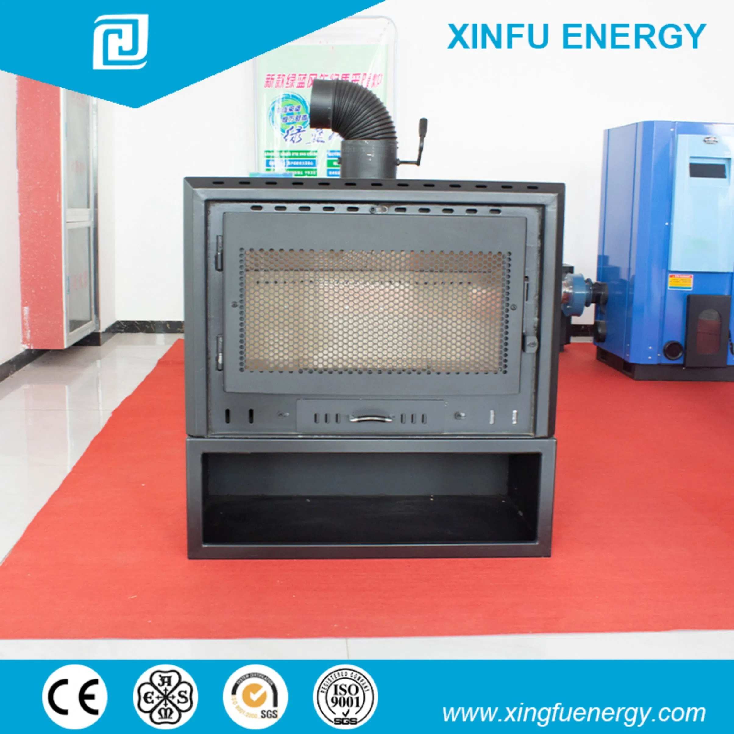 Cheap Price Smoke-Free Indoor Heating & Cooking Fireplace Wood Burning Pellet Stove